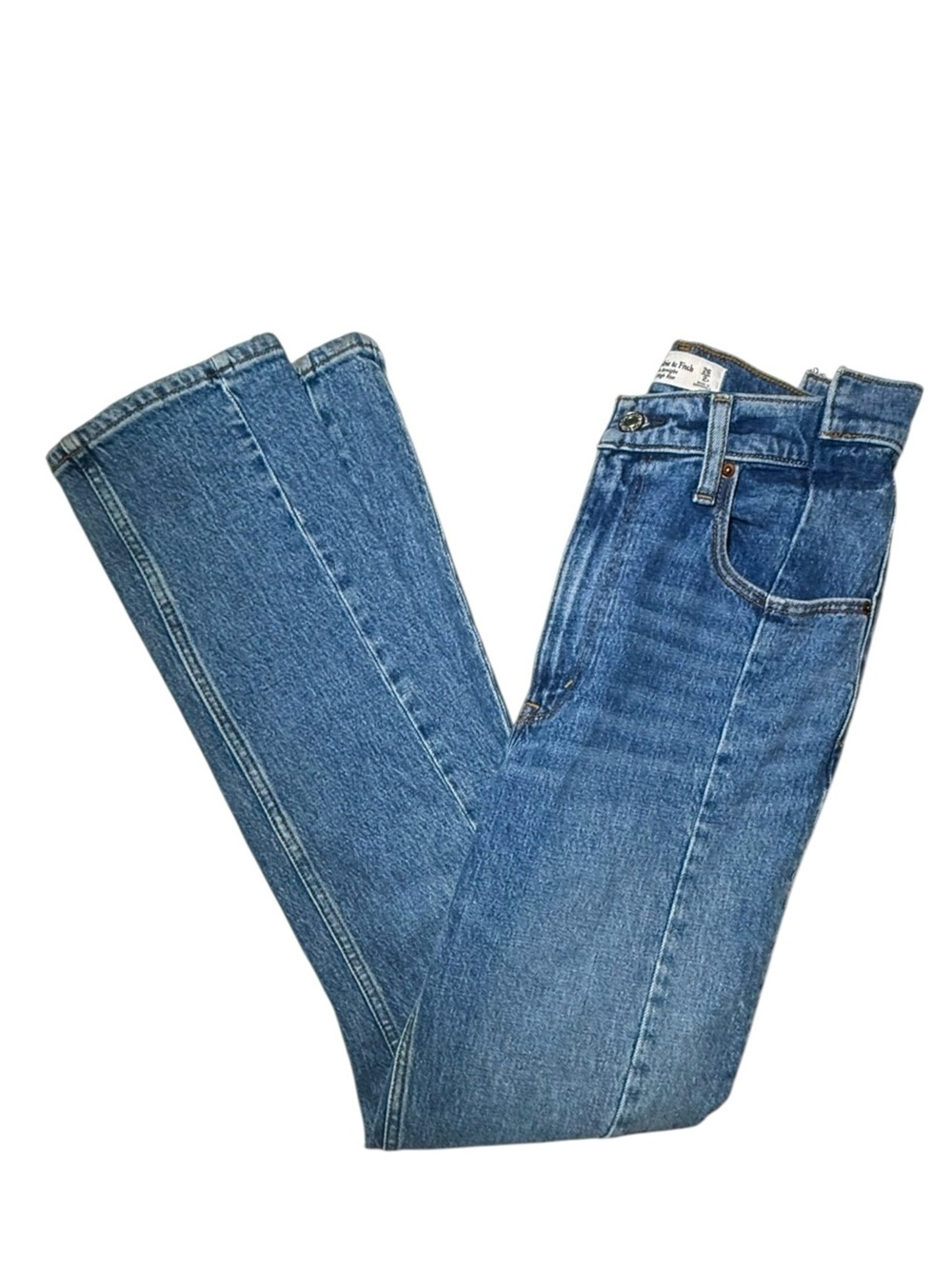 Abercrombie & Fitch ‘90s Straight Ulta High Rise Medium Wash 26